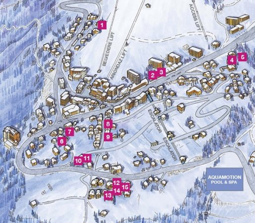 Village Maps Le Ski